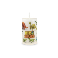Svíčka Dinosaurus Pillar 60 x 100 mm - krémová Svíčka Dinosaurus Pillar 60 x 100 mm - krémová