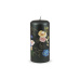 Svíčka Flower Paradise Pillar 70x150 mm - černozelená metalíza