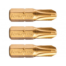 hrot křížový phillips, sada 3ks, PH 3x25mm,titan. úprava, S2 hrot křížový phillips, sada 3ks, PH 3x25mm,titan. úprava, S2