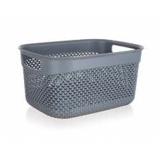 BRILANZ Košík úložný 29 x 21,5 x 15 cm, 6,6 l, antracit BRILANZ Košík úložný 29 x 21,5 x 15 cm, 6,6 l, antracit