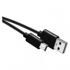 Nabíjecí a datový kabel USB-A 2.0 / mini USB-B 2.0, 2 m, černý