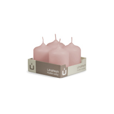 Svíčka adventní - MAT N32 Cylinder 50x70 mm - 4 ks růžová Svíčka adventní - MAT N32 Cylinder 50x70 mm - 4 ks růžová