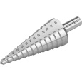 vrták stupňovitý, O 6-30mm/po 2mm, HSS-M2