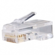 Konektor pro UTP kabel (drát), bílý - 20ks