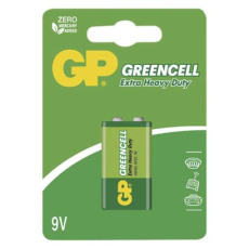 Zinková baterie GP Greencell 9V (6F22) Zinková baterie GP Greencell 9V (6F22)