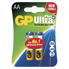 Alkalická baterie GP Ultra Plus AA (LR6) - 2ks
