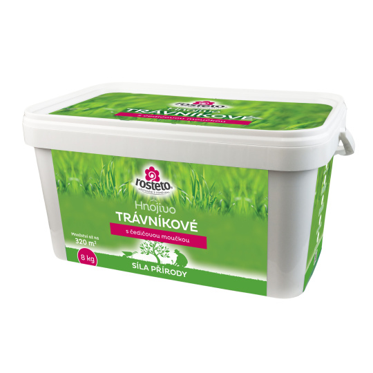 Hnojivo Rosteto s čedičovou moučkou - trávníkové 8 kg 