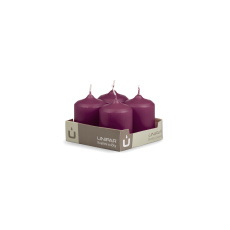 Svíčka adventní - MAT N46 Cylinder 40x60 mm - 4 ks růžová Svíčka adventní - MAT N46 Cylinder 40x60 mm - 4 ks růžová