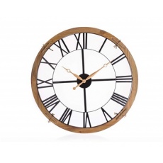 HOME DECOR Hodiny nástěnné GOLD RIM 60 cm HOME DECOR Hodiny nástěnné GOLD RIM 60 cm