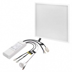 LED panel PROFI 60×60, čtvercový vestavný bílý, 40W neutrální bíla, UGR, Emergency
