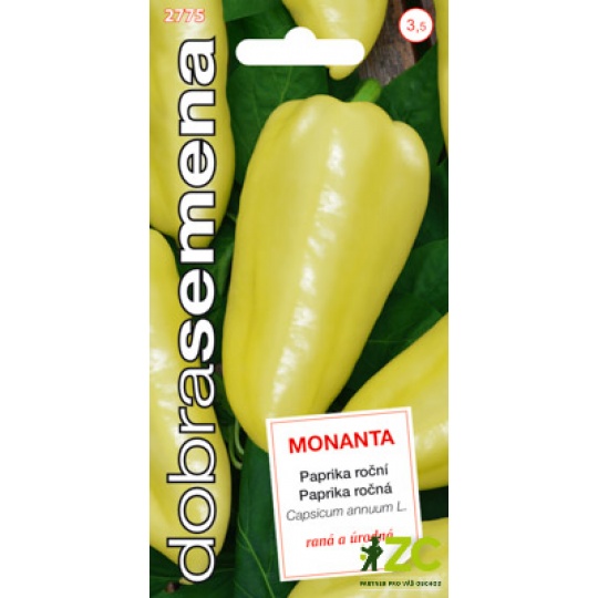 Dobrá semena Paprika zel. - Monanta smetanová 40s