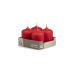 Svíčka adventní -  MAT N136 Cylinder 50x70 mm - 4 ks červená