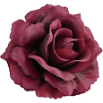 Růže látková rozvitá - bordó