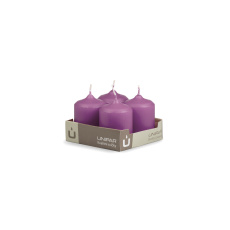 Svíčka adventní - MAT N153 Cylinder 40x60 mm - 4 ks fialová Svíčka adventní - MAT N153 Cylinder 40x60 mm - 4 ks fialová