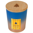 Svíčka sklo - MAGIC WOOD 300 g - Šťastné a Veselé (cena bez slev)