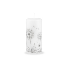 Svíčka Dandelion Pillar 70 x150 mm - bílá Svíčka Dandelion Pillar 70 x150 mm - bílá