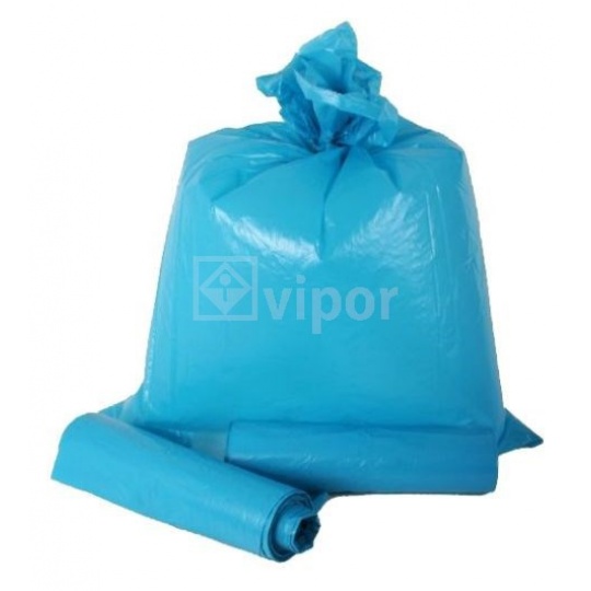 Pytel LDPE 70x110cm T80 modrý 15ks/role 