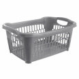 Koš prád. otevřený Hobby 25l šedá