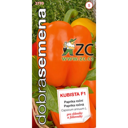 Dobrá semena Paprika zel. - Kubista F1 15s