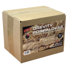 Podpalovač z dřevité vlny 58 mm - 50 ks