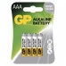 Alkalická baterie GP Alkaline AAA (LR03) - 4ks