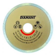 Kotouč diamantový DIAMANT 115x22. 2x2mm plný Kotouč diamantový DIAMANT 115x22. 2x2mm plný