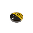 Svíčka plovoucí Bee 45x20 mm - žlutočerná