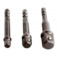 adaptéry do vrtačky, 1/4"-3/8"-1/2"