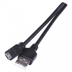 USB kabel 2.0 A vidlice - mikro B vidlice 2m USB kabel 2.0 A vidlice - mikro B vidlice 2m