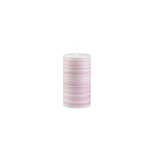 Svíčka Infinity Pillar 60x110 mm - růžová