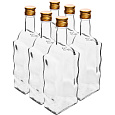 Láhev 500 ml Monaster skl.s uzávěrem (6ks)