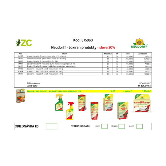 KD Displej - Neudorff - Loxiran produkty
