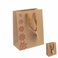 Taška dárková 18x23cm SNOWFLAKES mix Taška dárková 18x23cm SNOWFLAKES mix