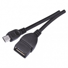 USB kabel 2.0 A/F- micro B/M OTG 15cm USB kabel 2.0 A/F- micro B/M OTG 15cm