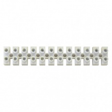 Svorkovnice 12x4,0 mm bílá - 10ks Svorkovnice 12x4,0 mm bílá - 10ks