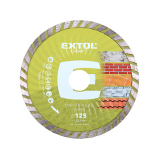 ZRUŠENO! Nahrazeno výrobkem 903052 kotouč diamantový řezný, turbo - suché i mokré řezání, O 125x22,2x2mm