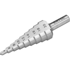 vrták stupňovitý, O 4-20mm/po 2mm, HSS-M2