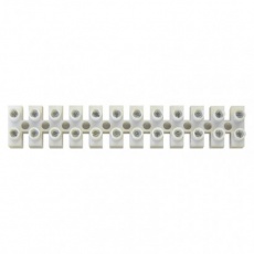 Svorkovnice 12x6,0 mm bílá - 10ks Svorkovnice 12x6,0 mm bílá - 10ks