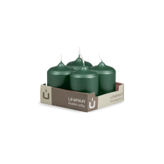Svíčka adventní - METAL M133 Cylinder 50x70 mm - 4 ks zelená Svíčka adventní - METAL M133 Cylinder 50x70 mm - 4 ks zelená