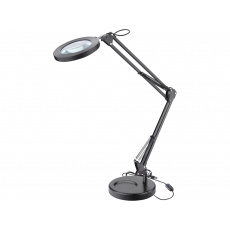 lampa stolní s lupou, USB napájení, 1300lm, 3 barvy světla, 5x zvětšení