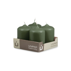 Svíčka adventní - MAT N83 Cylinder 60x90 mm - 4 ks zelená Svíčka adventní - MAT N83 Cylinder 60x90 mm - 4 ks zelená
