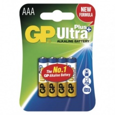 Alkalická baterie GP Ultra Plus AAA (LR03) - 4ks Alkalická baterie GP Ultra Plus AAA (LR03) - 4ks