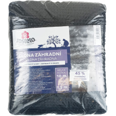 Clona zahradní 45% Rosteto - 10x1,5 m antracit s oky Clona zahradní 45% Rosteto - 10x1,5 m antracit s oky