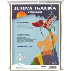 Jutová tkanina - 1,3 x 1 m přírodní