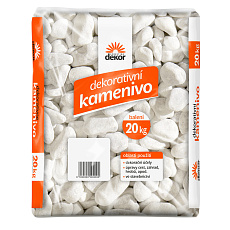 Mramor bílý valoun 40-60 mm - 20 kg (cena bez slev)