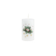 Svíčka vánoční Xmas Home Star Pillar 60 x 100 mm - bílá