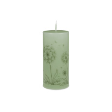 Svíčka Dandelion Pillar 70 x 150 mm - zelená Svíčka Dandelion Pillar 70 x 150 mm - zelená