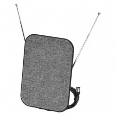 Anténa pokojová EM-HF10, 0–25 km, DVB-T2, DAB, filtr LTE/4G/5G Anténa pokojová EM-HF10, 0–25 km, DVB-T2, DAB, filtr LTE/4G/5G