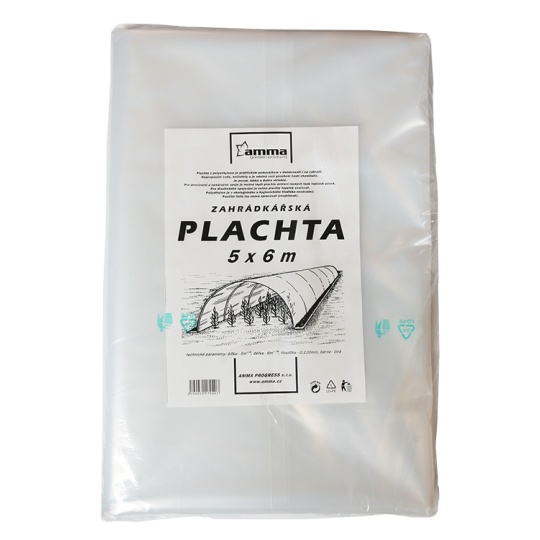 Plachta 5x6 m tl. 0,120 čirá