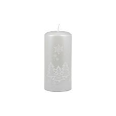 Svíčka vánoční Winter Forest Pillar 70 x 150 mm - bílá Svíčka vánoční Winter Forest Pillar 70 x 150 mm - bílá
